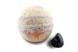 JUPITER SAGITTARIUS SNOWFLAKE OBSIDIAN BATH BOMB (Jasmine) -